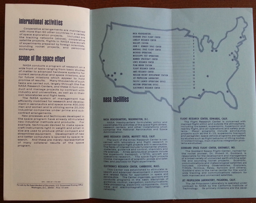 Informational NASA pamphlet